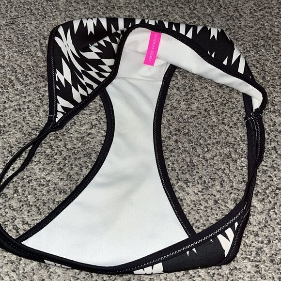 Victoria’s Secret Bikini Bottoms Aztec Black White - L - Picture 4 of 5